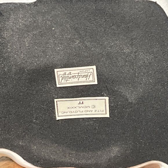 Fitz & Floyd 1979 2 Clown Bookends In Blue Bowler Hats & Shoes with Red Nose - Picture 11 of 11